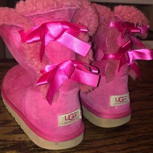 Pink Bow UGGS